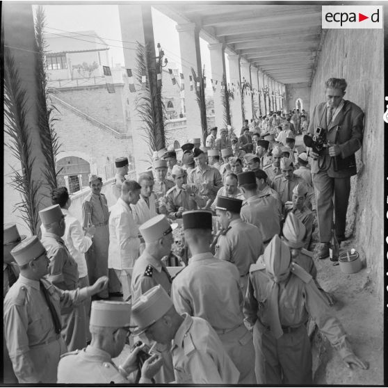 Fête de l'Aïd El-Kebir au centre de transit de la base d'Alger.