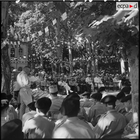 Cérémonie de remise des prix à l'Ecole Préparatoire Nord-Africaine (EPNA) de Kolea.