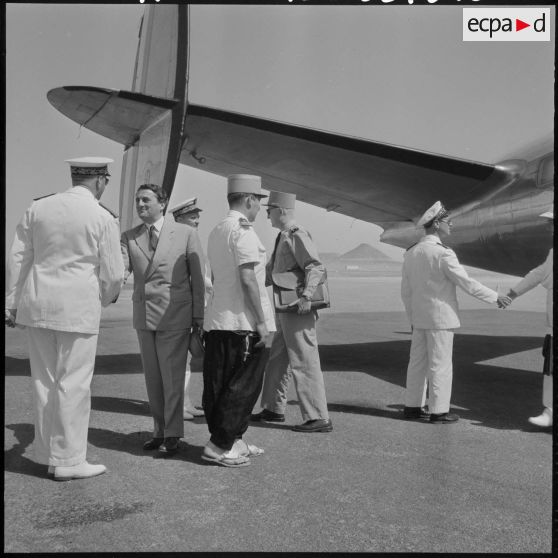 Ghardaïa. Arrivée du ministre Max Lejeune.