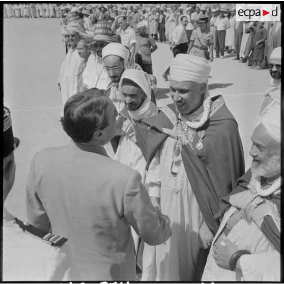 Ghardaïa. Visite du ministre Max Lejeune.