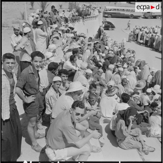 Ghardaïa. Visite du ministre Max Lejeune.