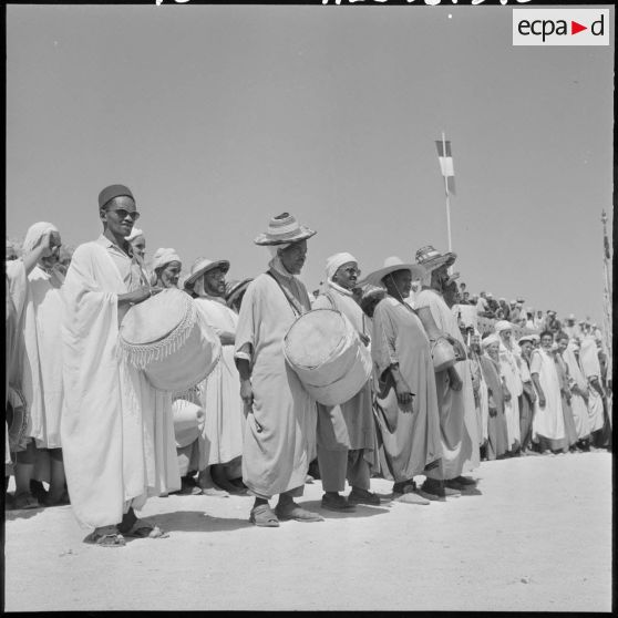 Ghardaïa. Visite du ministre Max Lejeune.