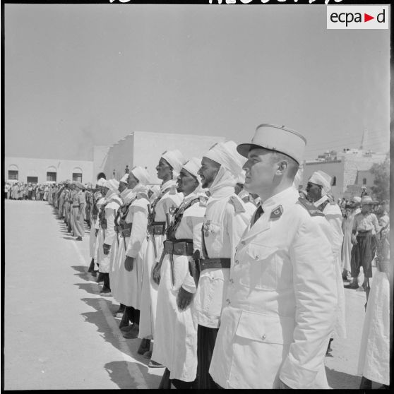 Ghardaïa. Cérémonie militaire.