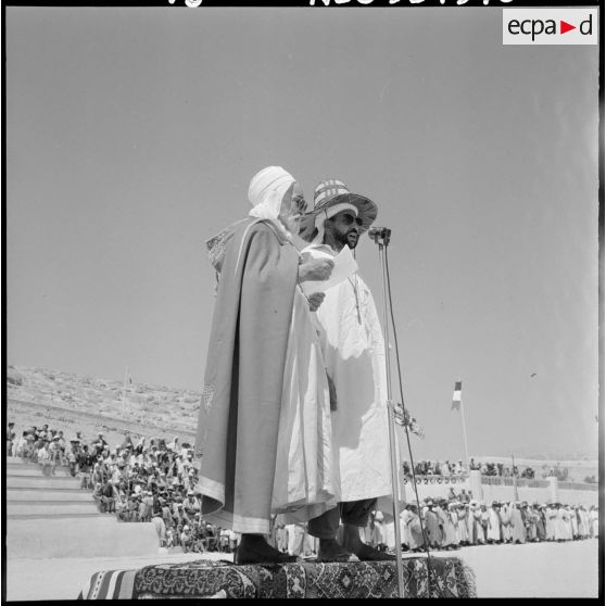 Ghardaïa. Discours des anciens combattants.