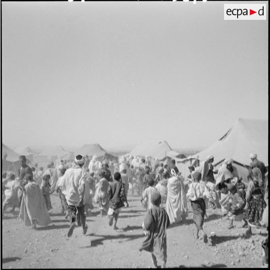 La fête de l'Aïd el Kébir au centre de regroupement de Bazer.