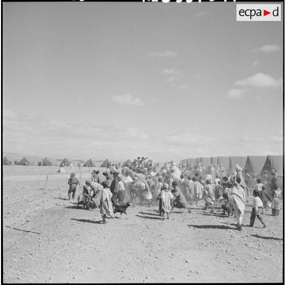 La fête de l'Aïd el Kébir au centre de regroupement de Bazer.
