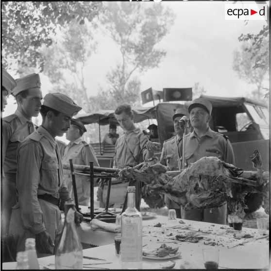 Fête de l'Aïd el Kébir au centre de regroupement de Bazer.