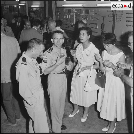 Alger. Réception à l'occasion du concours du meilleur soldat d'Algérie organisé par le journal Le Bled.