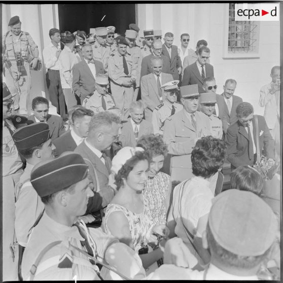 Voyage du général de Gaulle dans le Constantinois.