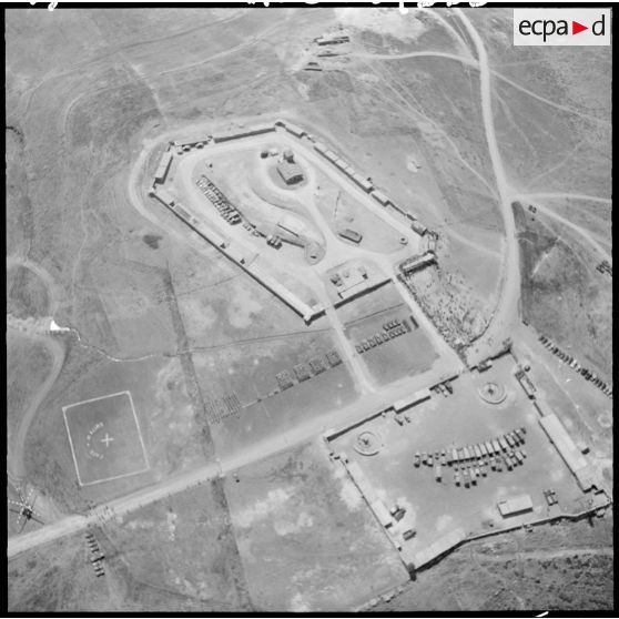 Vue aérienne de la base de Zenata.