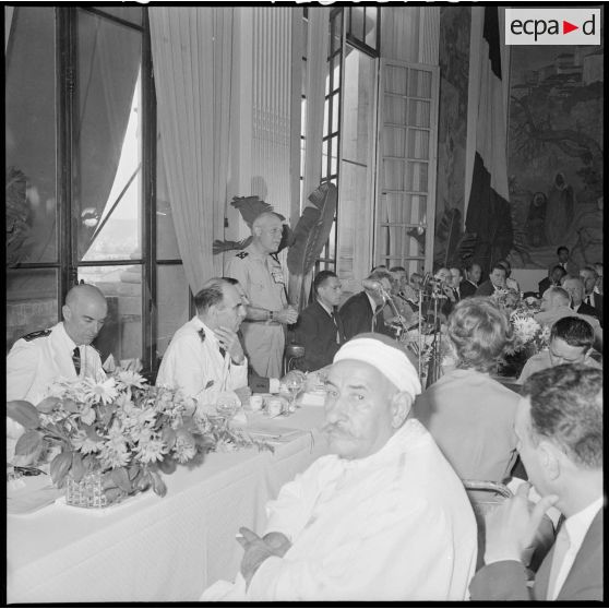 Palais Carnot d'Alger. Les discours des autorités.
