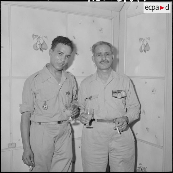 Anciens combattants à bord du paquebot "Maréchal Joffre".