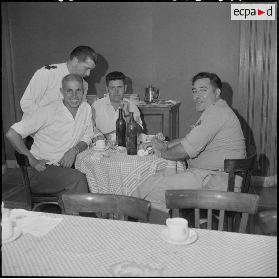 Repas à bord du paquebot "Maréchal Joffre".