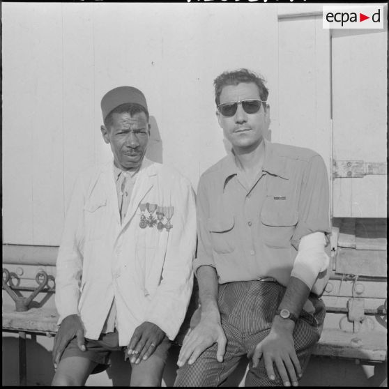 Anciens combattants sur le paquebot "Maréchal Joffre".