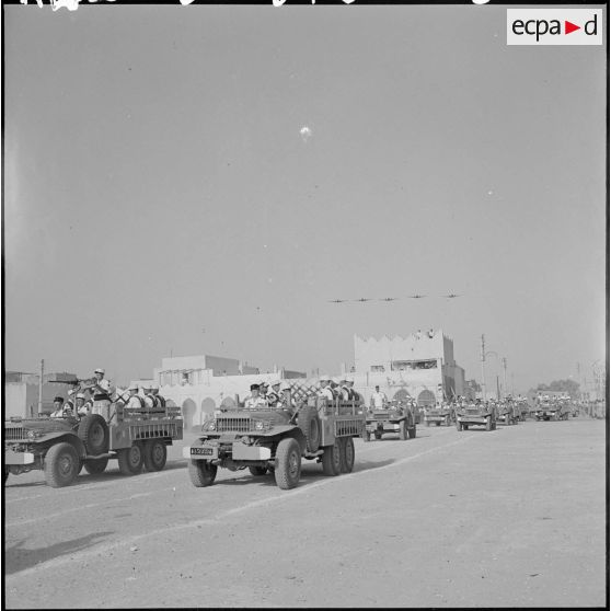 Cérémonie du 14 juillet à Colomb-Béchar.