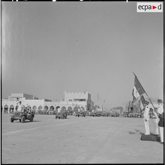 Cérémonie du 14 juillet à Colomb-Béchar.