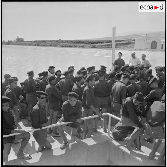 Visite au barrage du Ghrib.