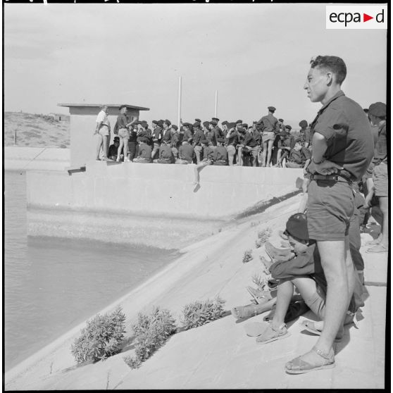 Visite au barrage du Ghrib.