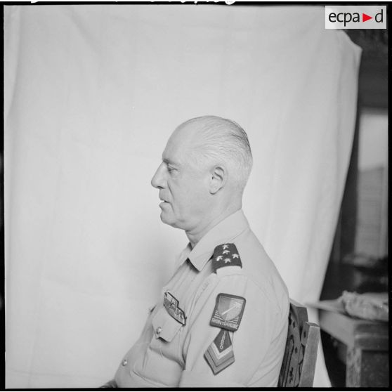 Portrait du général Salan.