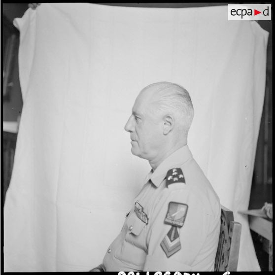 Portrait du général Salan.