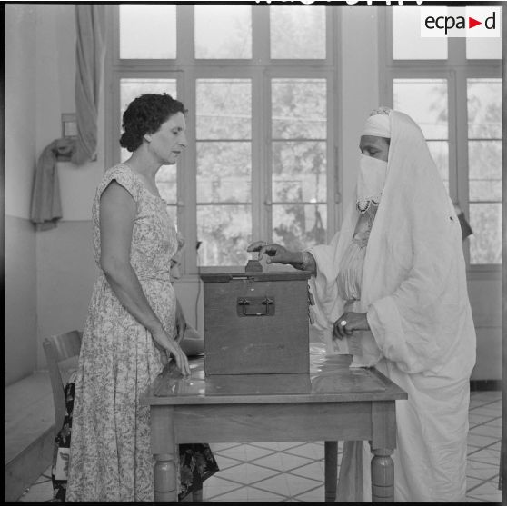 Algérie. Journée d'élections.