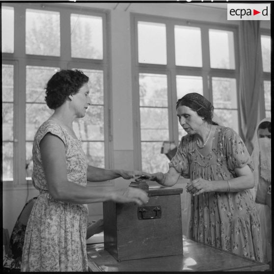 Algérie. Journée d'élections.