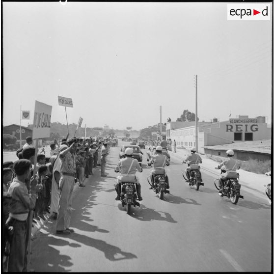 Arrivée du général de Gaulle à Alger.