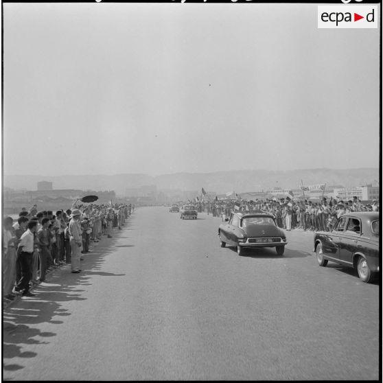 Arrivée du général de Gaulle à Alger.
