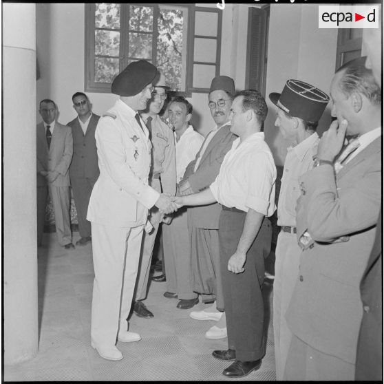 Palestro. Visite du général Faure.