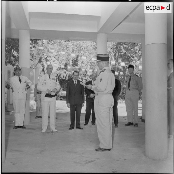 Palestro. Discours à la sous-préfecture.