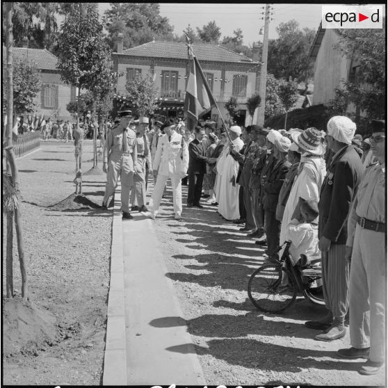 Palestro. Visite du général Faure.
