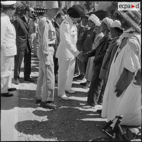 Palestro. Visite du général Faure.