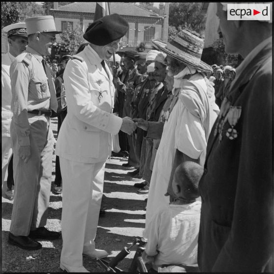 Palestro. Visite du général Faure.