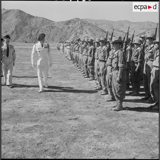 Palestro. Revue des troupes.