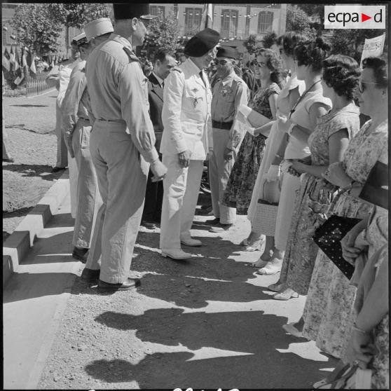 Palestro. Visite du général Faure.