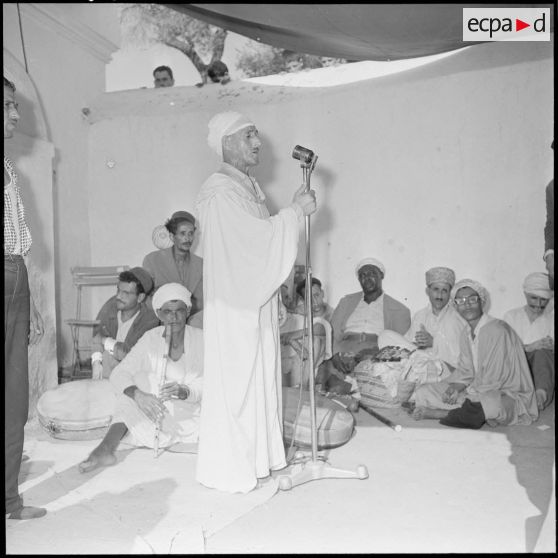 Birmandreis. Fête organisée à l'occasion du référendum du 28e septembre 1958.