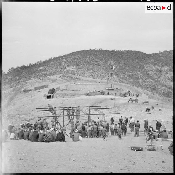 Tizi El Had. Construction d'une école.