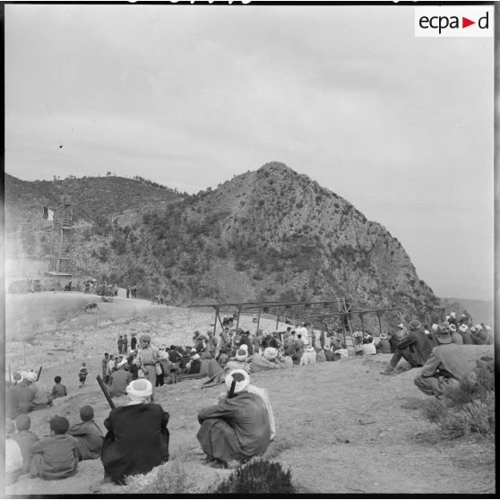 Tizi El Had. Construction d'une école.