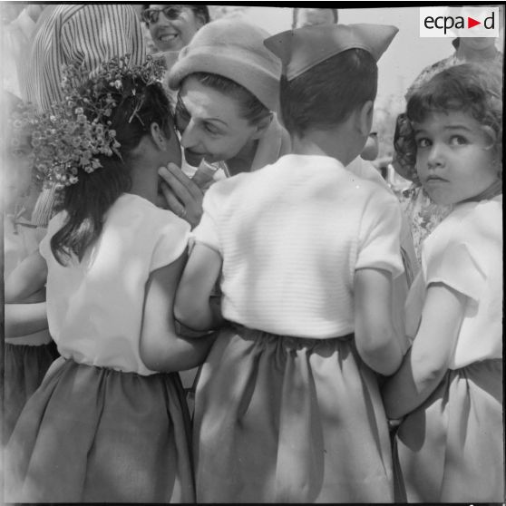 Madame Salan à Berrouaghia.