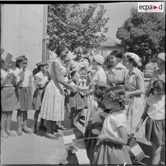 Madame Salan à Berrouaghia.