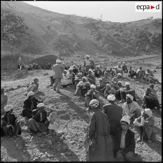 Sidi Simiane. Le bureau de vote.