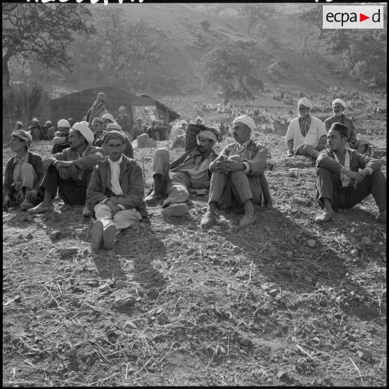 Sidi-Simiane. Le bureau de vote.