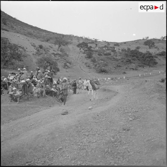Sidi-Simiane. Le bureau de vote.