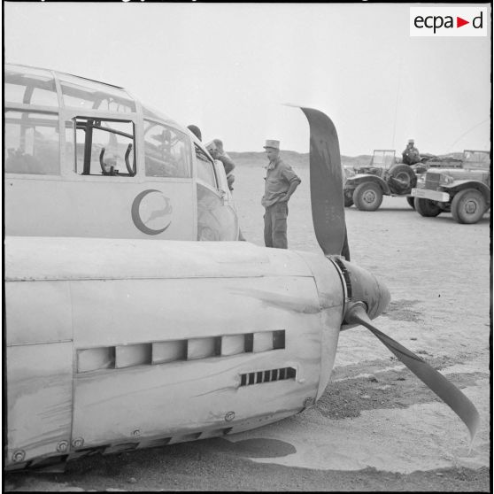 Accident d'avion près de Tamanrasset.