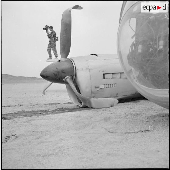 Accident d'avion près de Tamanrasset.