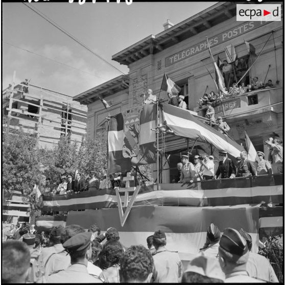 Discours du général de Gaulle à Tiaret.