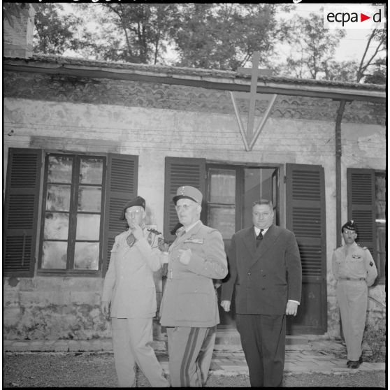 Fort National. Les généraux Zeller et Faure.