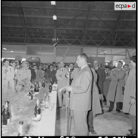 Touggourt. Inauguration de la Compagnie Saharienne Automobile (CSA).