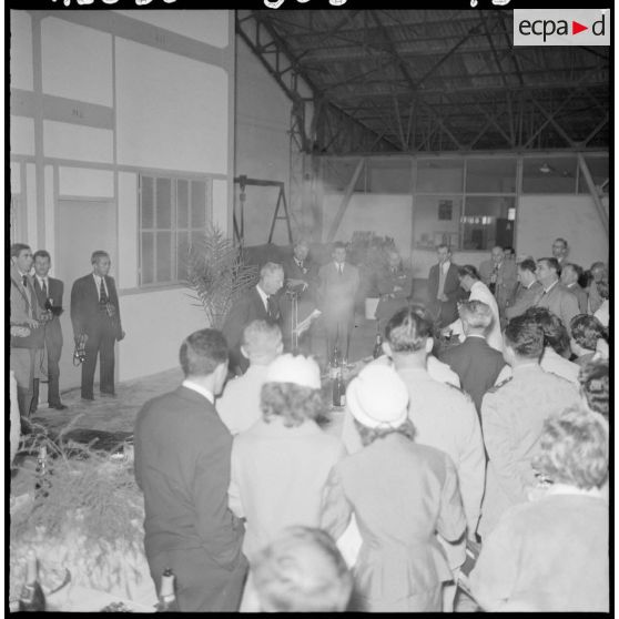 Touggourt. Inauguration de la Compagnie Saharienne Automobile (CSA).