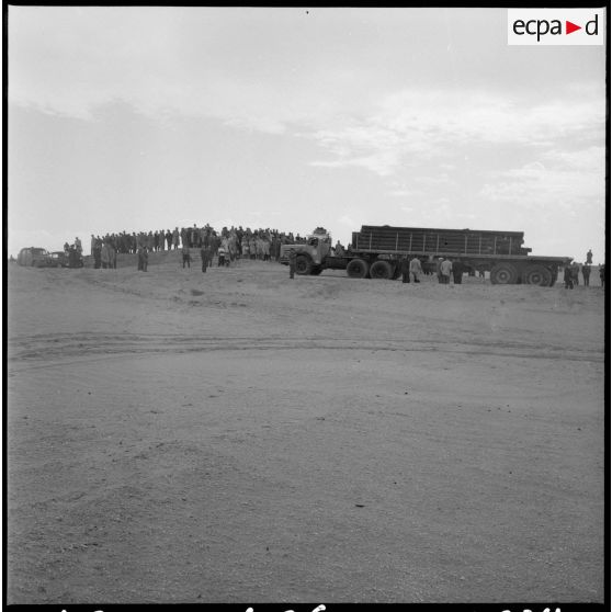 Touggourt. Inauguration de la Compagnie Saharienne Automobile (CSA).